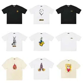 Gallery Retro Earth Fire Letter Printed Casual Loose Short Sleeves T-Shirt-1833