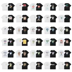 Casablanca Summer men and women loose casual short-sleeved T-shirt collection-1881