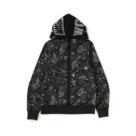 BAPE Double Hood Camouflage Multi-layer Stitching Sweatshirt（15 styles)-2167