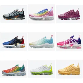 Nike Vapormax Plus Air Rainbow Fashion Sports Stitching Low-top Running Shoes-2662