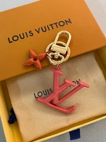 Louis Vuitton LV floral initials keychain-3636