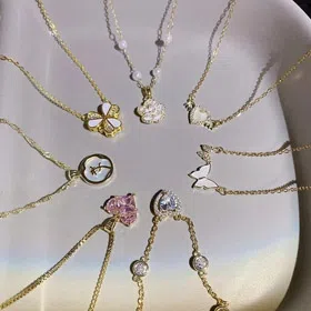 Bonas AWD SHINSEI Light luxury high-end clavicle necklace-2737