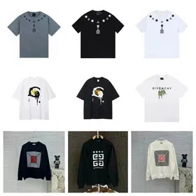 GIVENCHY Letter Lock Graffiti Short Sleeve T-shirt Long Sleeve Sweater-2767