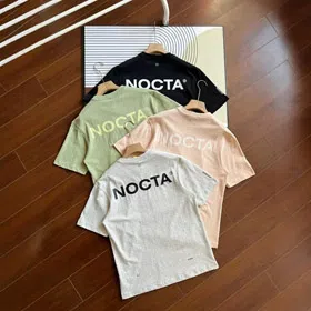 Nike NOCTA joint new letter print cotton short-sleeved T-shirt-2798
