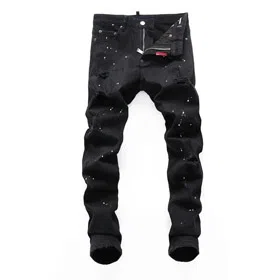 Dsquared 2 new D2 stretch ink-splashed patch jeans (29 styles)-2899
