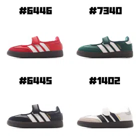 Adidas originals Samba Jane comfortable Mary Jane shoes for children-4104