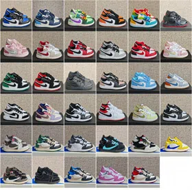 Nike NK Jordan Air Jordan 1 low-top basketball shoes for kids-4105