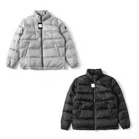 DIOR Dior down jacket letter logo full print zipper-4330