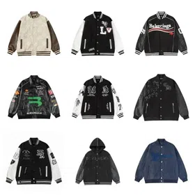 AMIRI Bones Jacket Louis Vuitton LV Fendi badge lapel fitted single-breasted long-sleeved jacket-4331