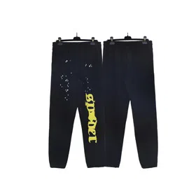 Sp5der Spiderweb Star Foam Print Sweatpants-4609