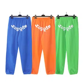 Sp5der Spiderweb Foam Print Sweatpants-4613