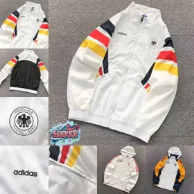 Adidas football-style long coat-4735