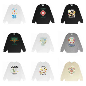 Casablanca letter print crew neck sweatshirt-5139