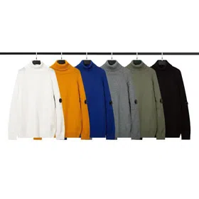 C.P. Company Plain new style pullover knitted turtleneck wool sweater-5195