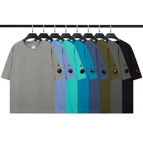 C.P Company casual loose-fitting crew neck double-yarn short-sleeved T-shirt-5291