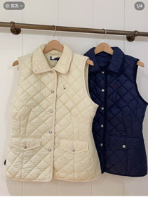 Polo Ralph Lauren new arrival button-down collar quilted cotton vest-5374