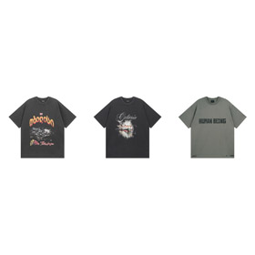 Balenciaga new loose-fitting crew neck short-sleeved T-shirt-5436