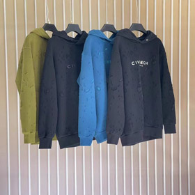 Givenchy distressed hooded sweatshirt-5441