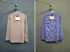 Miu Miu checked shirt with embroidered letters-5457