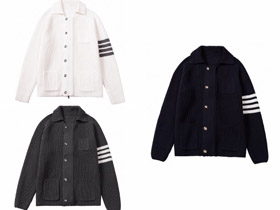 Thom Browne TB new wool knit cardigan jacket-5495