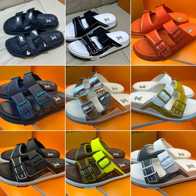 Louis Vuitton LV New Trainer Buckle Flat Sandals-5567