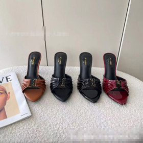 Yves Saint Laurent YSL new pointed-toe open-toe slide sandals-5609