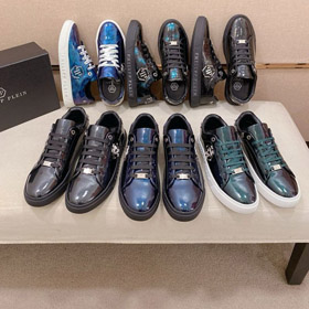 Philipp Plein non-slip, wear-resistant glossy finish athletic shoes-5769