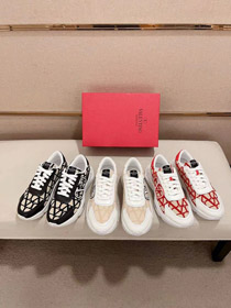 Valentino new patchwork fabric sneakers-5770