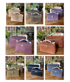 Loro Piana new velvet lunch box bag crossbody bag-5834