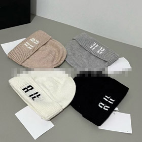 Miu Miu new embroidered knitted hat-5843