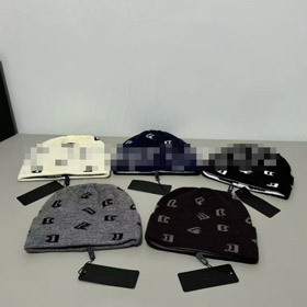 Dolce & Gabbana DG new collection all-over jacquard knit warm beanie hat-5851