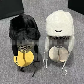 Chanel new outdoor ski and snowboarding warm earflap hat-5853