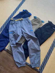Patagonia quick-drying pants with elastic waistband and tapered legs-5875