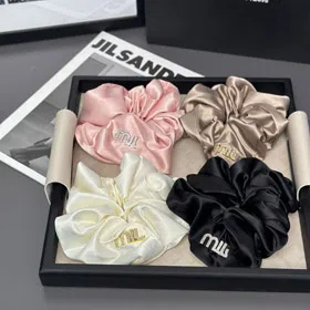 Miu Miu satin scrunchies-6248