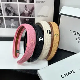 Chanel's new elegant wide-brimmed headband for outdoor use-6250