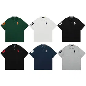 Polo Ralph Lauren Collared Casual Versatile Short-Sleeve T-Shirt-6319