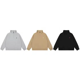 Polo Ralph Lauren Half-zip Stand Collar Long-sleeved Sweatshirt-6325