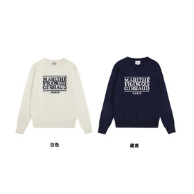 Marithé François Girbaud MFG loose-fitting crew neck sweater-6397
