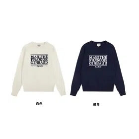 Marithé François Girbaud MFG loose-fitting crew neck sweater-6397