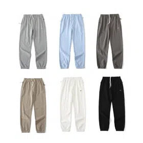 NIKE athletic casual long pants with jogger cuffs-6409