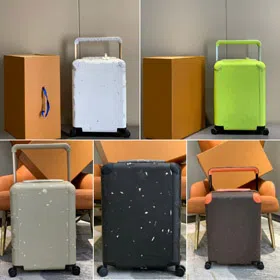 Louis Vuitton (LV) Genuine Leather Carry-on Suitcase with Silent Spinner Wheels-6617