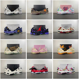 Air Jordan 4 Retro OG Classic Comfort Retro Basketball Shoes-6633