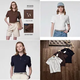 HAZZYS Solid Color Logo Short Sleeve Polo Shirt-6655