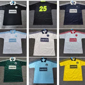 Adidas Oasis Live 25 Short-Sleeve Football Jersey-6731